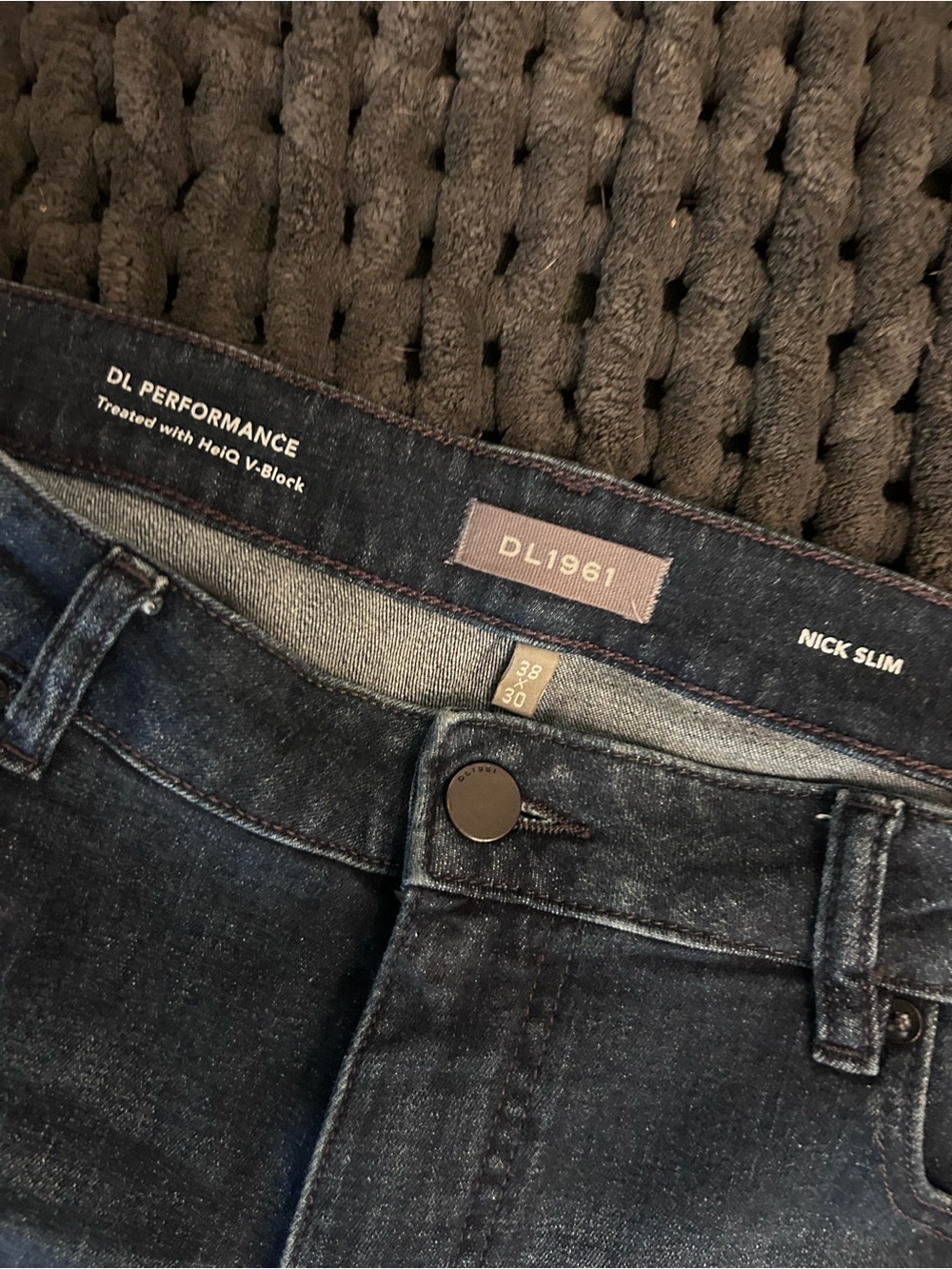 DL1961 Men’s Nick Slim Dark Blue Jeans